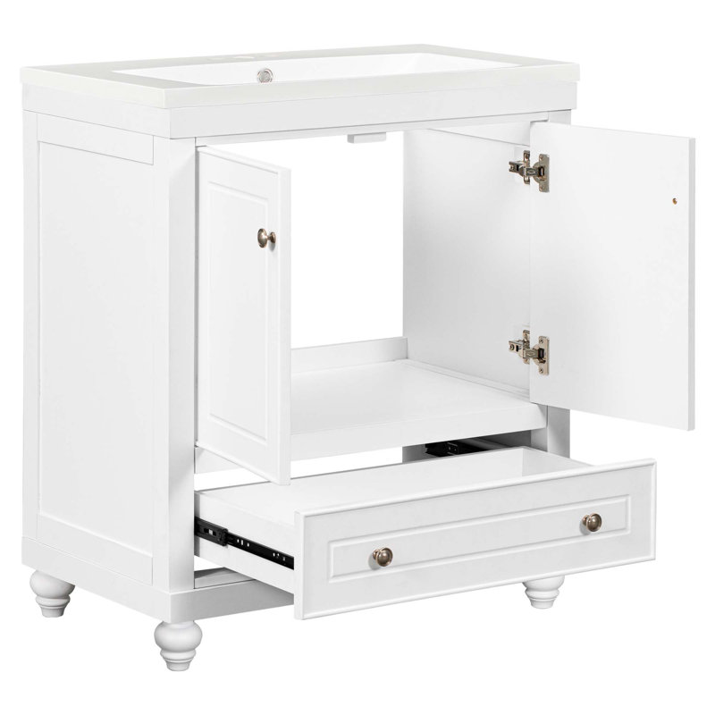 Meuble-lavabo 30 po avec lavabo, armoire, portes et tiroir 30 po