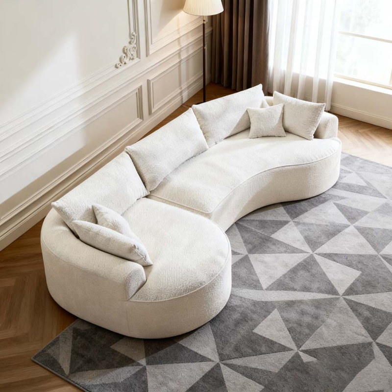 Canapé 124,5 po, Blanc