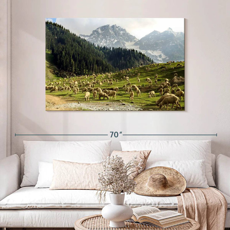 Kashmir Valley Sheep, 32" H x 48" W