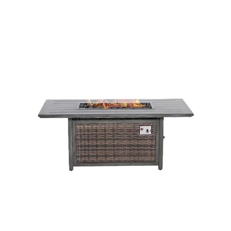 Ensemble de canapé modulaire en rotin 6 pièces avec coussins