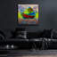 «Red Solid» de Valery Vecu Quitard par Red Barrel Studio®, art mural en verre acrylique, ACR-39949-2091350123