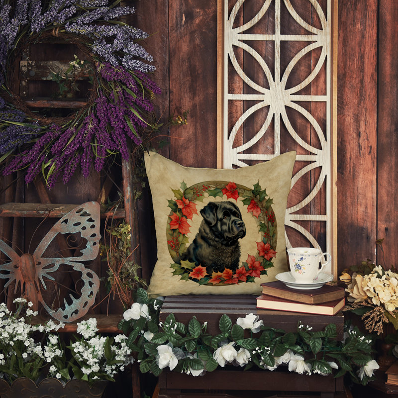 Coussin Christmas, 14 po x 14 po, Carré