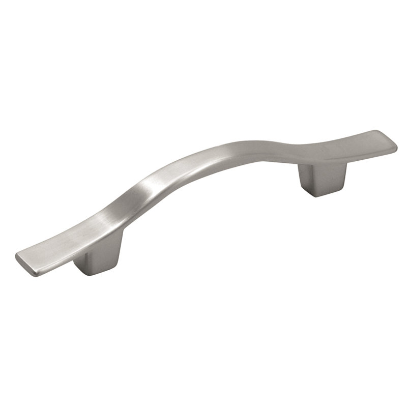 Eclipse Kitchen Cabinet Handles, Solid Core Drawer Pulls for Cabinet Doors, 3", Satin Nickel