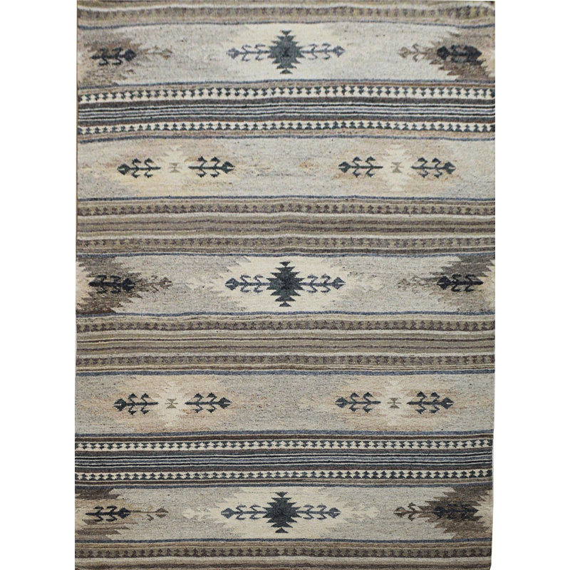 Southwestern Wool Area Rug, Rectangle 155 x 240cm