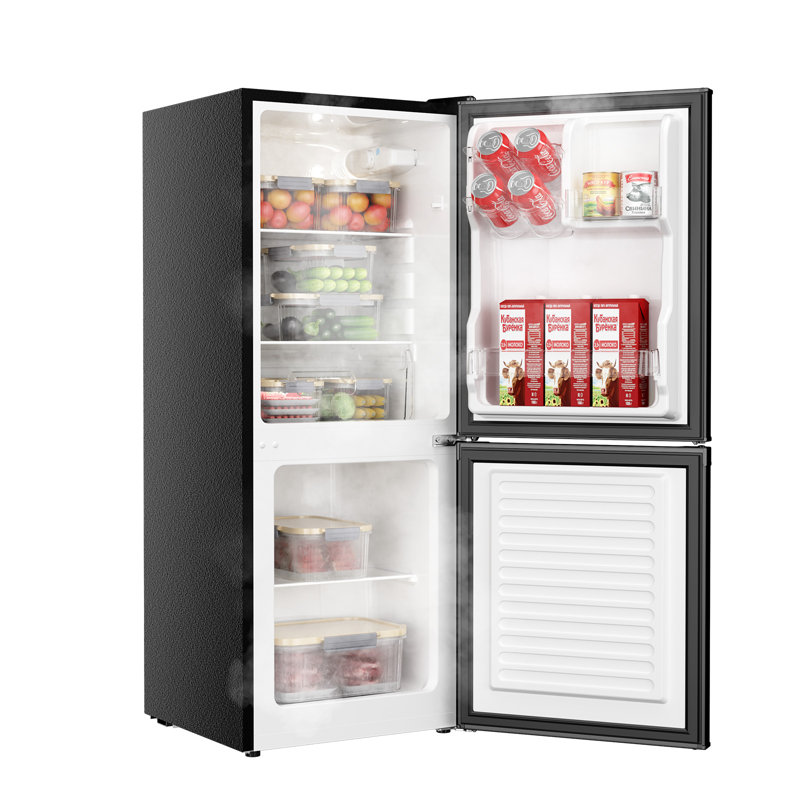 4 Cu.Ft Freestanding Refrigerator With ENERGY STAR For Apartment, Dorm, Office, Black