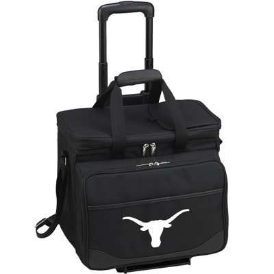 NCAA Texas Longhorns isotherme équipé refroidisseur de pique-nique pour quatre personnes sur roues