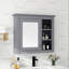 Armoire de rangement à pharmacie avec miroir-117887697