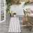 Kurmanbek Geometric Reversible Indoor / Outdoor Area Rug in Navy-1584969274