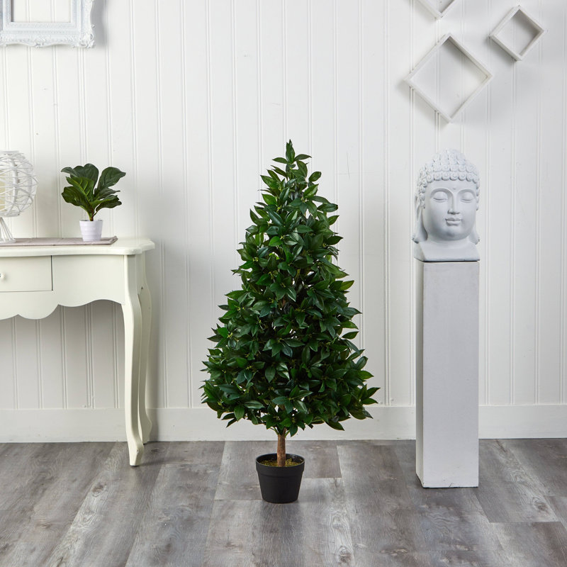 Bay Leaf Artificial Topiary Tree UV