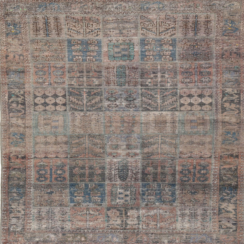 Geometric Indoor Rug, Square 7'