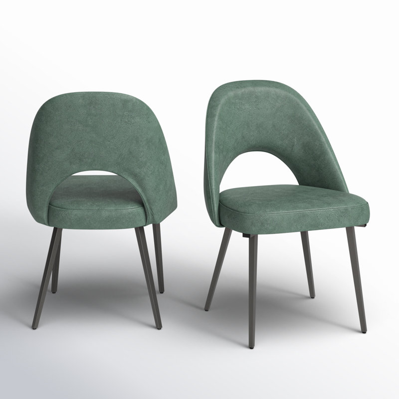 Etna Upholstered Side Chair, Teal