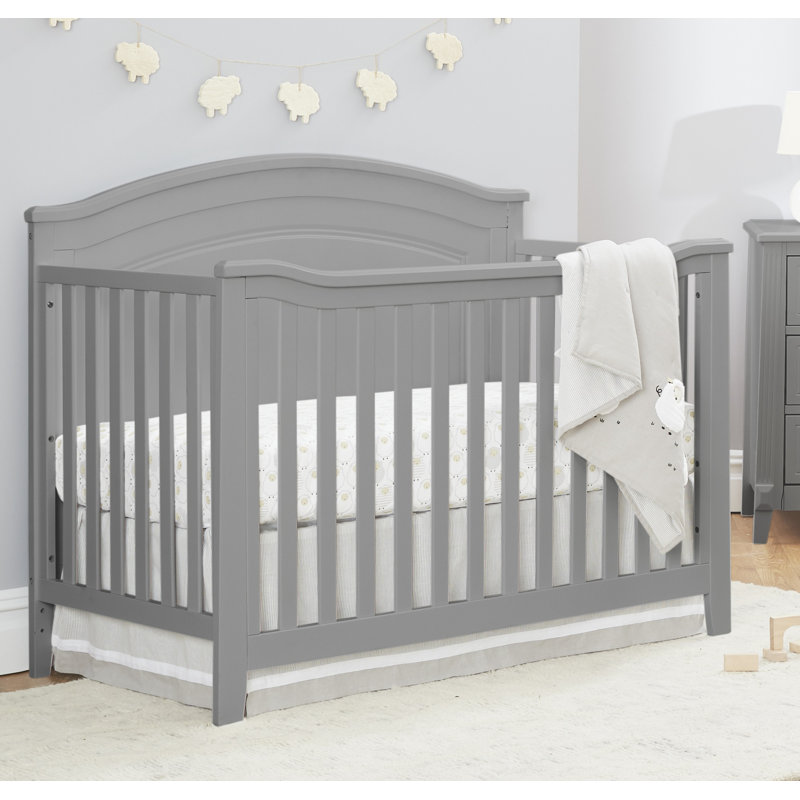Lit de bébé convertible 4-en-1 Berkley, Gris