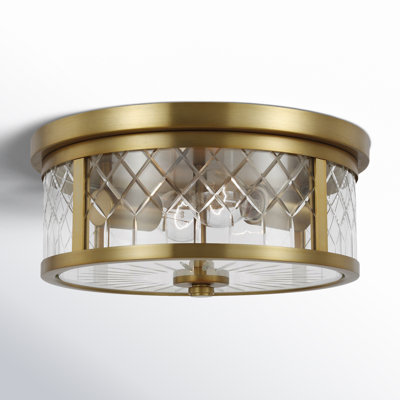 Plafonnier encastré 2 lumières 13 po Devises par Alexa Hampton