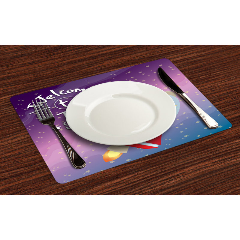 Polyester Abstract Rectangle Placemat