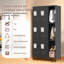 9 Door Metal Storage Locker, 3-Tier Employee Lockable Cabinet with Hooks & Ventilation Holes, 183cm Tall  Storage Unit for Gym, Office, School, Garage, Staff Changing Room-242549908
