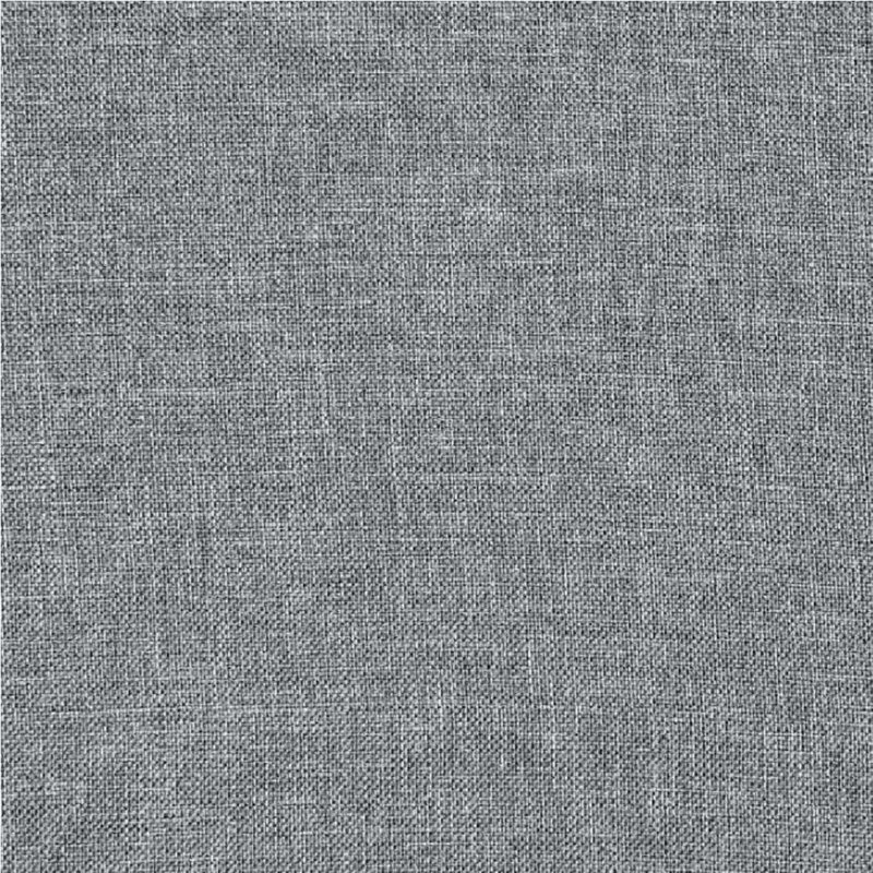 Gray Linen Upholstered Side Chair with Wood Legs, Set of 2