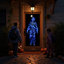 Spooky Halloween Hollusion Digital Decorationon On USB Includes 8 Atmosfx Video Effects For Hallloween Lighted Window Decor