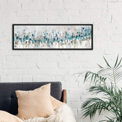 " Blue Staccato " Graphic Art Print