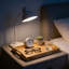 Ensemble de 2 plateaux de service en bambou, plateaux de lit de déjeuner avec poignées - plateaux de service rustiques en bois naturel pour déjeuner au lit, décoration intérieure, présentoir à gâteaux et porte-bol à fruits-1183632407