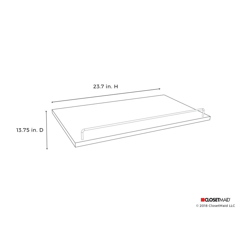 SuiteSymphony 23.7" W Shoe Shelf, Espresso