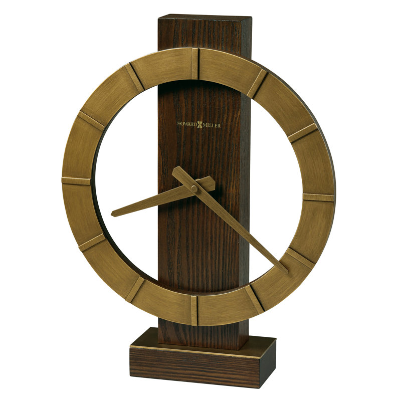 Roman Numeral Metal Quartz movement / Crystal Tabletop Clock