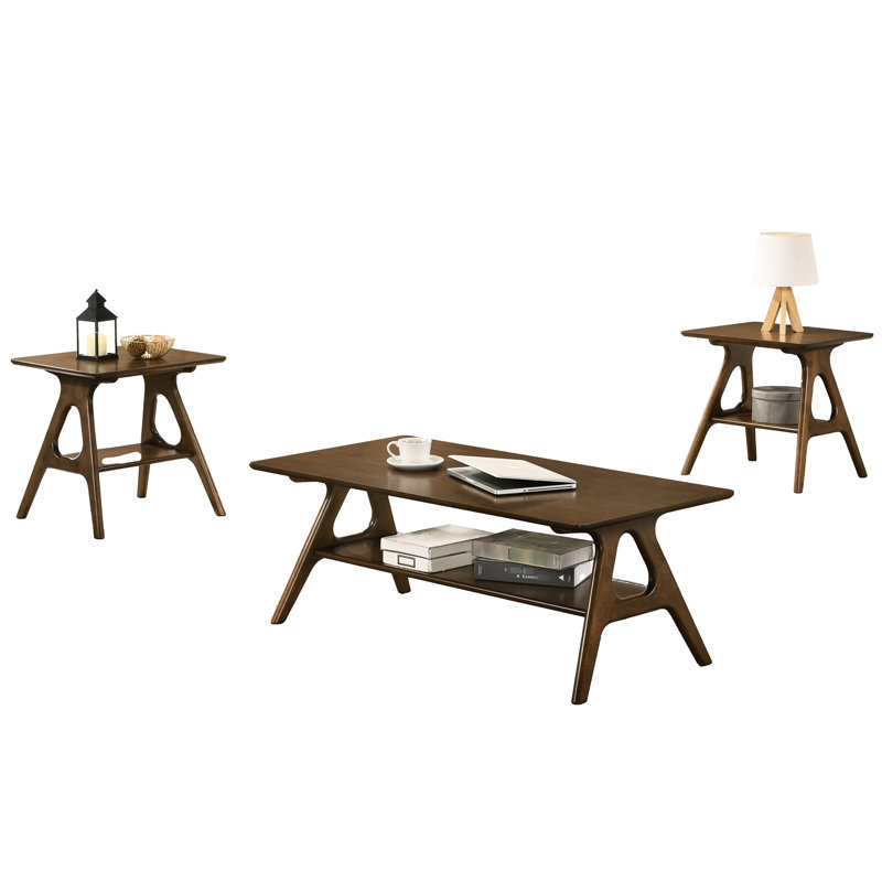 Ensemble de tables basses 3 pièces Mid-Century
