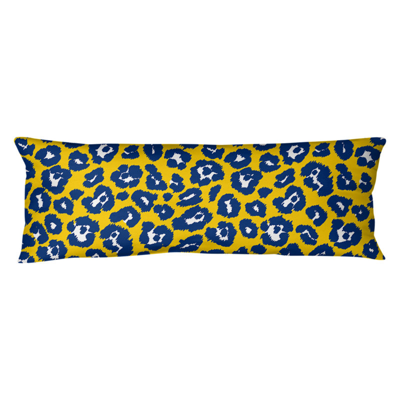 Coussin de support moyen en polyester/bourre en polyester LA throwback, Doré, Microfibre