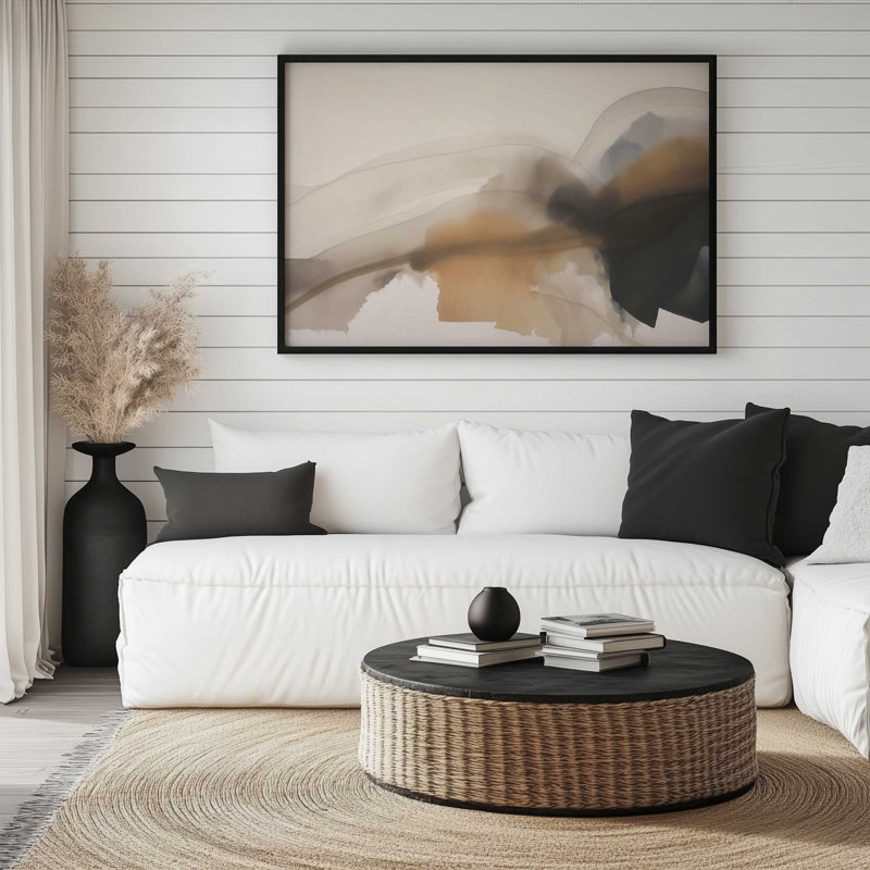Rustic Elegance Noir Print, Weathered Zinc Framed, 17.25" H x 21.25" W