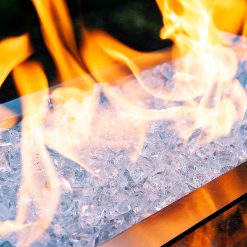 Ultra Clear Tempered Fire Glass in Diamond Starlight, 10 Pound Jar