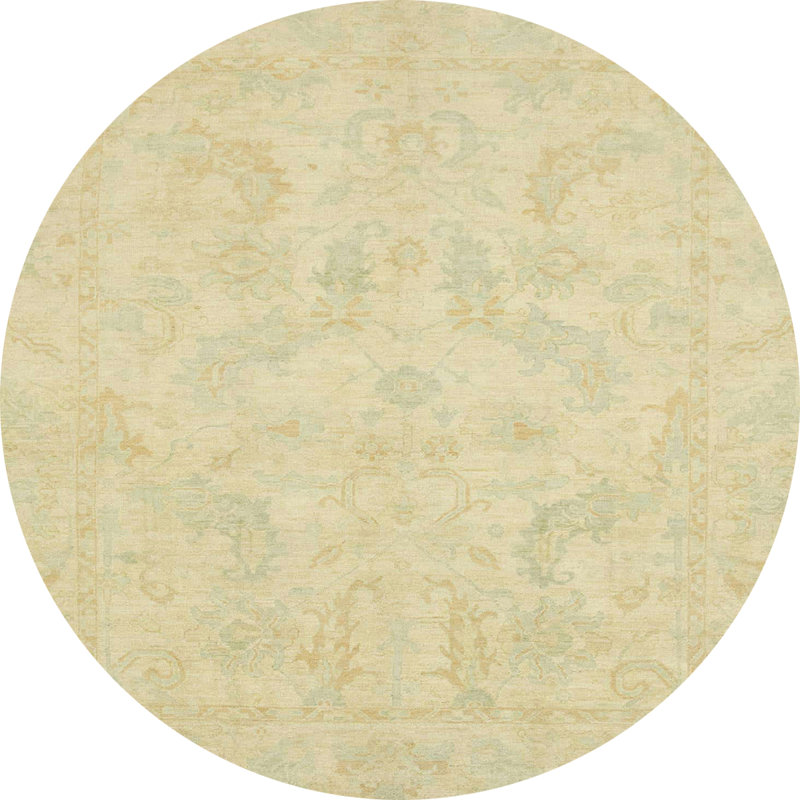 Tapis abstrait moderne 2653, Rond 7 pi