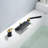 Bathtub Faucet Deck Mount, Bath Tub Faucet with High Flow Waterfall Spout-91831694