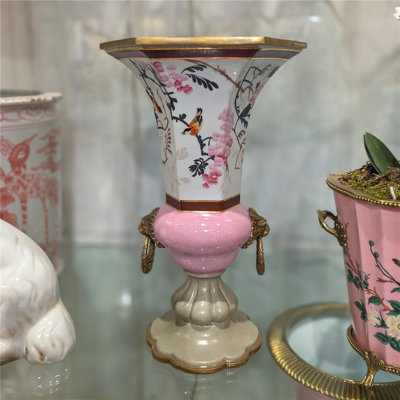Vase en porcelaine Pastel Bird
