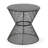 Yoshida Round Iron Outdoor Side Table , 17.75 " W 17.75 " D-2052042638