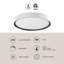 Essex Acrylic LED Flush Mount-68133647
