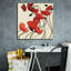 «Poppies And Cream 2» par Shirley Novak, art mural sur toile-873997196