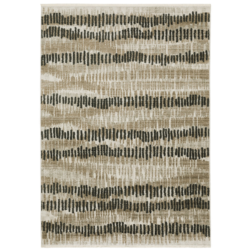 Dydra Striped Indoor Rug, Rectangle 9'10" x 12'10"
