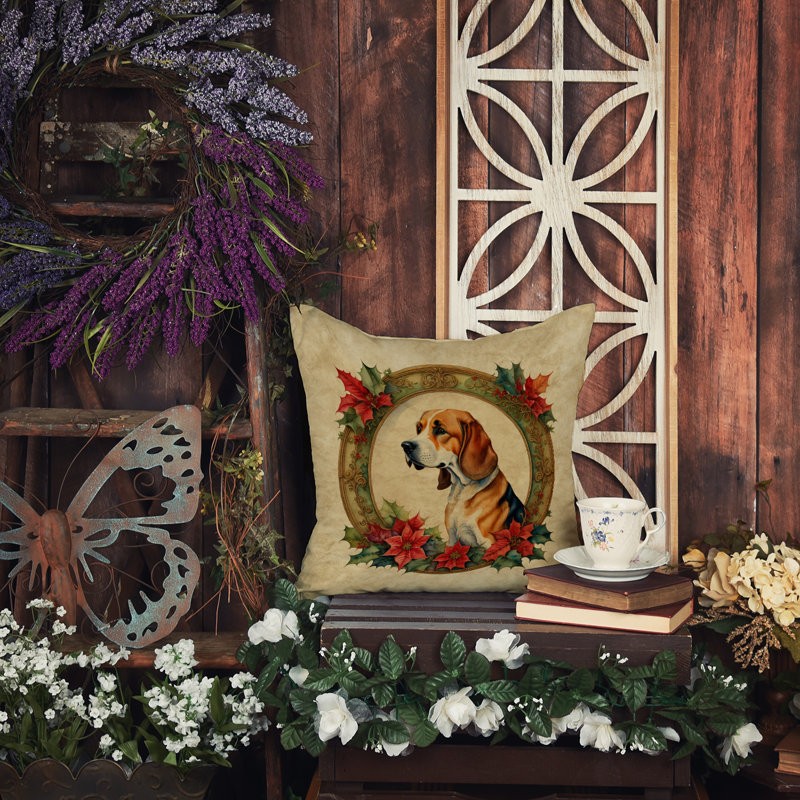 Coussin Christmas, 14 po x 14 po, Carré