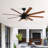 8-Blade Ceiling Fan With Light, Remote Control, Reversible DC Motor and Timer Setting-1616994439