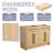 48'' Double Bathroom Vanity Base Only