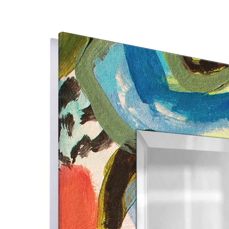 Karthika Glass Flat Mirror, 32" H x 48" W