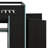 Full Size Wood Loft Bed For Bedroom, Gaming Bed With Desk,Wardrobe,Ample Storage Space And RGB LED Light-1439474112