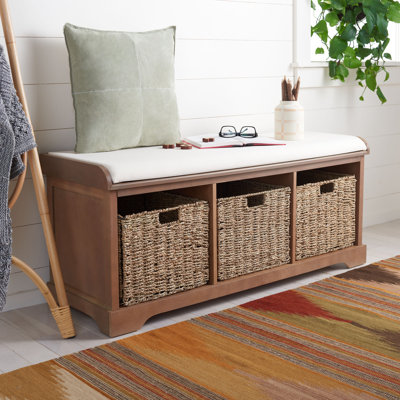 Loane Wicker Storage Bench