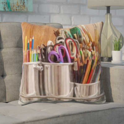 Microsuede Throw Pillow