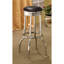 Tabouret de bar chromé (ensemble de 2)-438704288