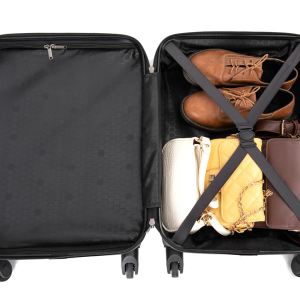 EASTERN FLOORING CENTER, INC. Compact Carry-On Suitcase with Spinner ...