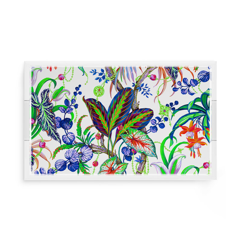 Amazonia Classic Acrylic Rectangle Decorative Tray
