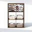 Heddy 76.2cm W Manufactured Wood Shelving Unit-973055134