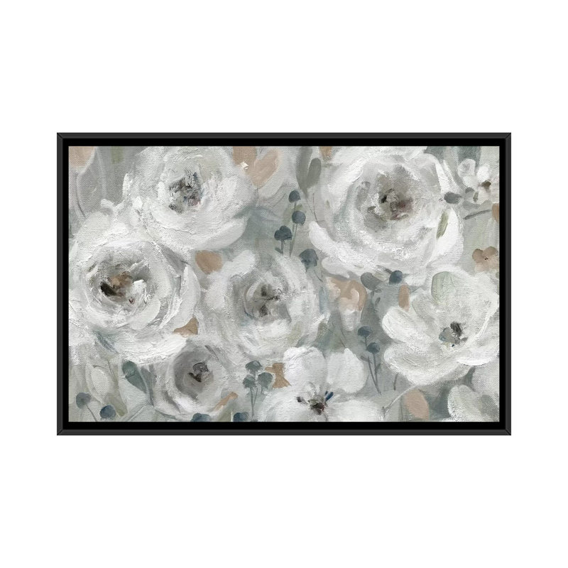 «Neutral Symphony» par Carol Robinson - reproduction imprimée, Pas de tapis, H 40 po x l 60 po x 1,5 po