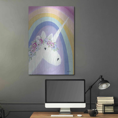 Luxe Floral Art «Floral Unicorn I» par Roey Ebert, «Floral Unicorn I» par Roey Ebert