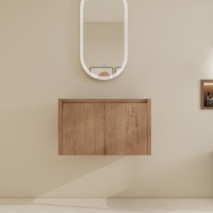 30" Wall-Mounted Single Bathroom Vanity  Base
